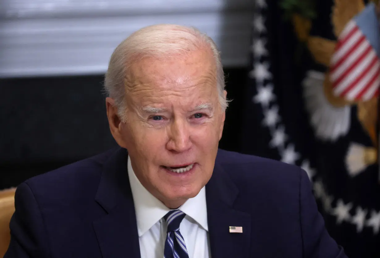 U.S. President Joe Biden holds a meeting about fentanyl at the White House, Washington, U.S., 