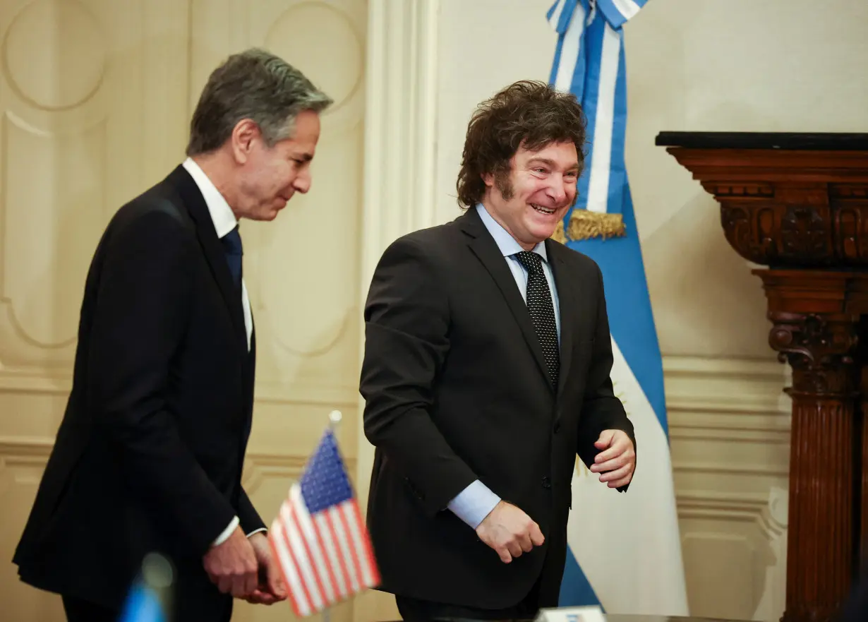 LA Post: Blinken meets Argentina's Milei in latest sign of US support