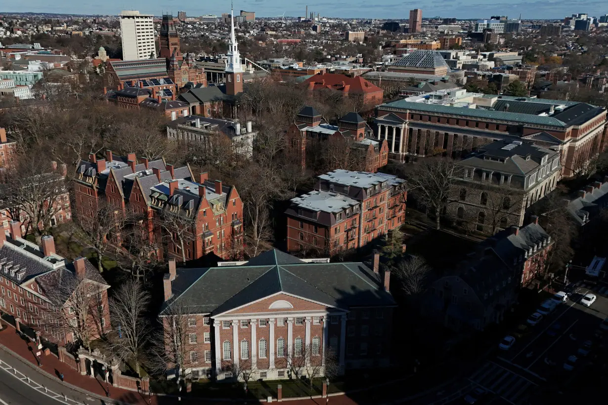 FILE PHOTO: Harvard University sits in Cambridge