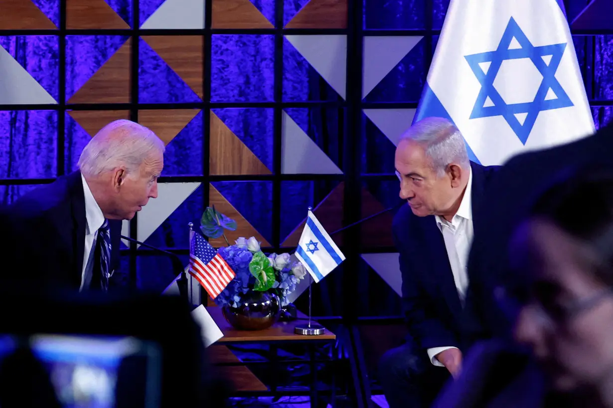 FILE PHOTO: U.S. President Biden visits Israel amid the ongoing conflict between Israel and Hamas