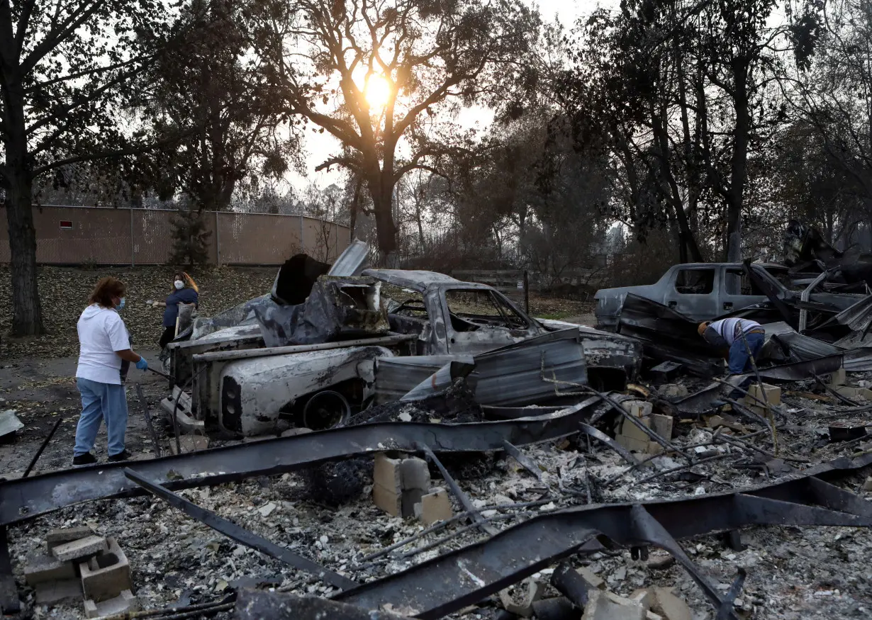 FILE PHOTO: Destruction seen after wildfires in Oregon