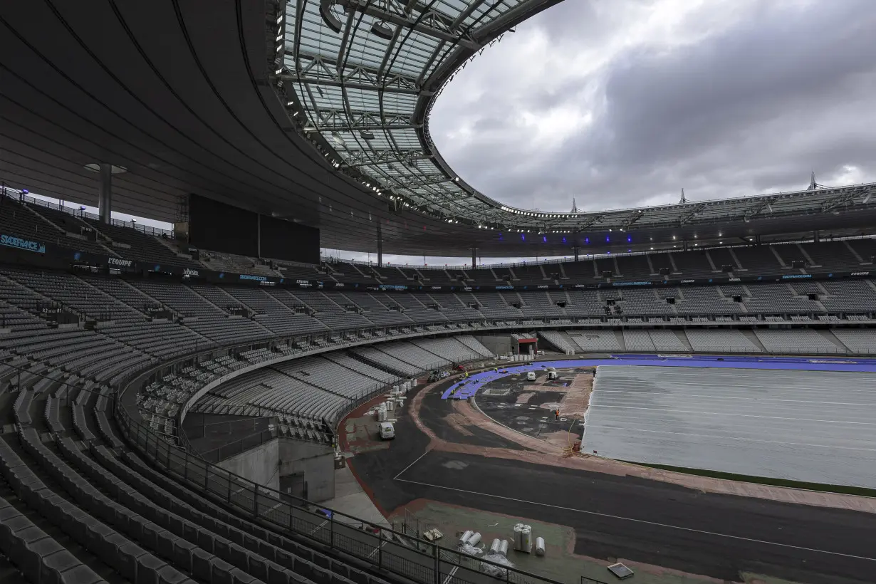 Seeing purple: Fans get a new track color and maybe record-breaking times at Paris Olympics