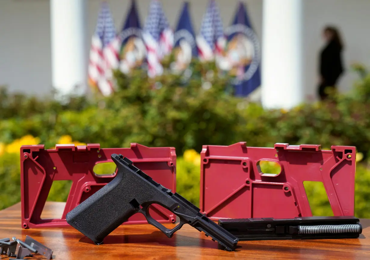 FILE PHOTO: U.S. President Joe Biden holds an event on fighting ghost gun crime at the White House in Washington