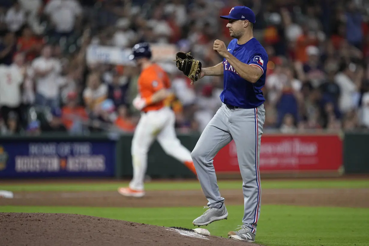 Rangers Astros Baseball