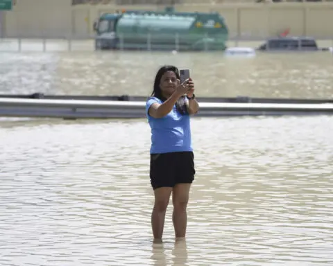 Storm dumps heaviest rain ever recorded in desert nation of UAE, flooding roads and Dubai's airport