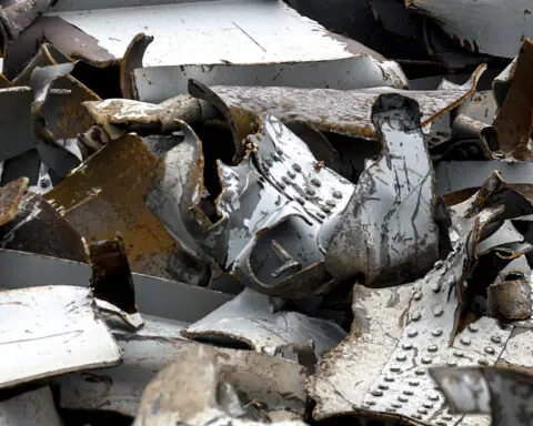 Salvage crews race against the clock to remove massive chunks of fallen Baltimore bridge