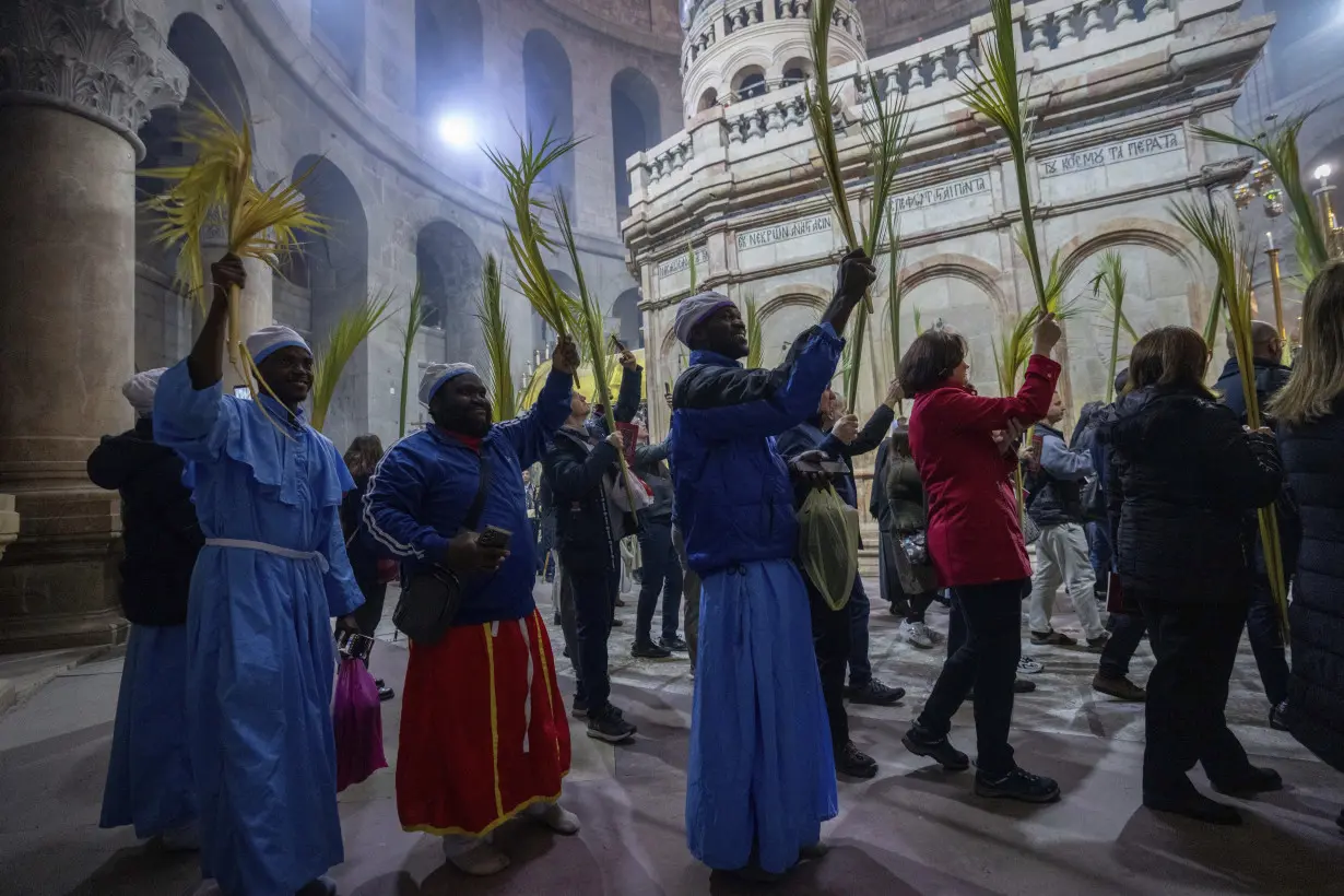 APTOPIX Israel Palm Sunday