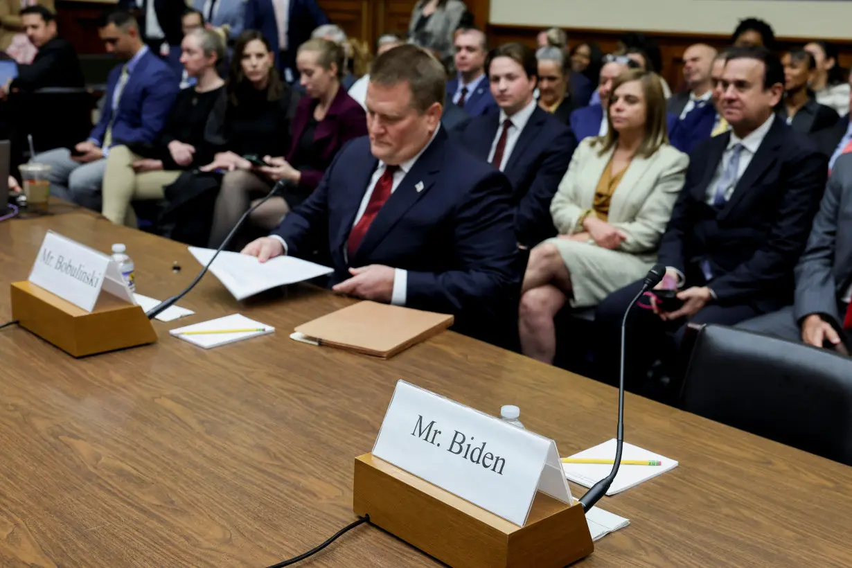 House Oversight and Accountability Committee hearing as part of the House of Republicans' impeachment probe into U.S. President Biden, in Washington