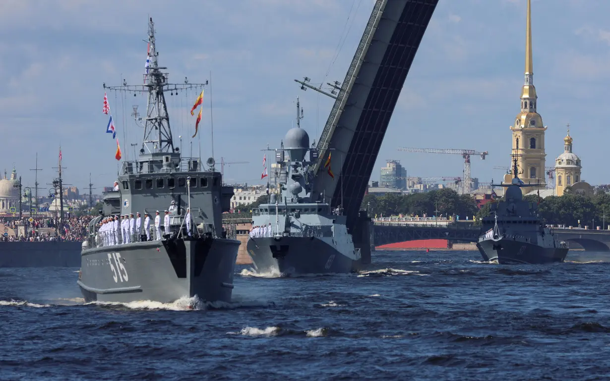 Russia marks Navy Day