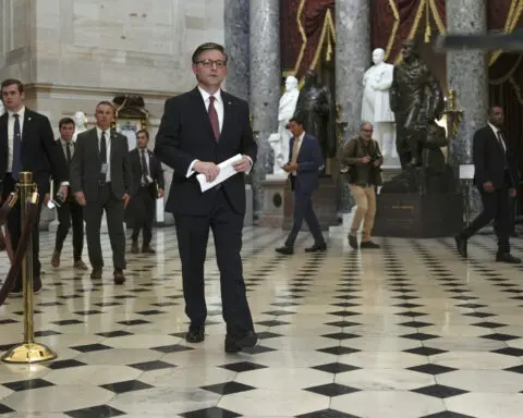 House’s Ukraine, Israel aid package moving ahead as Speaker Johnson fights to keep his job
