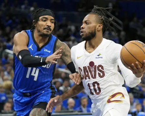 Franz Wagner scores 34, leads Magic to second straight rout of Cavaliers to tie series at 2-2