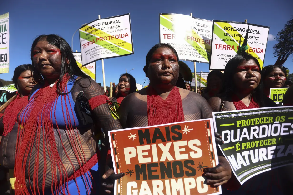 Frustrated with Brazil's Lula, Indigenous peoples march to demand land recognition