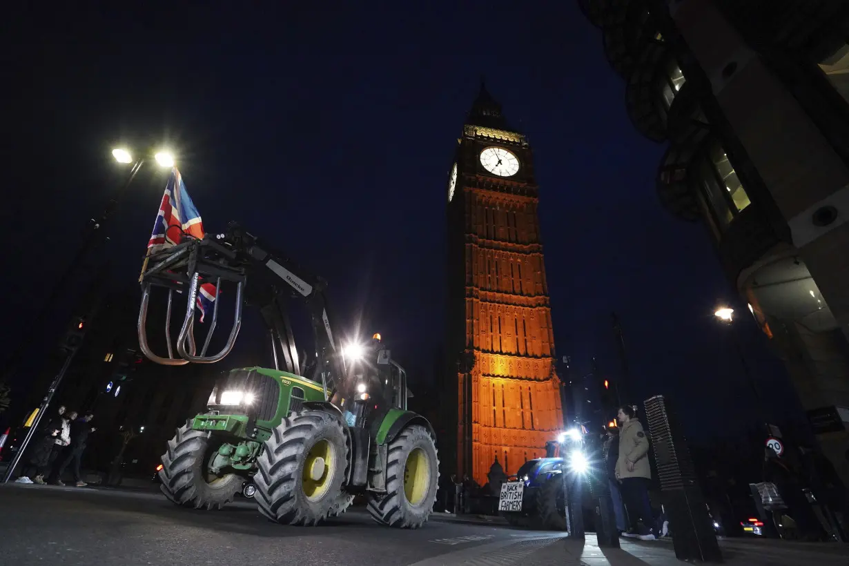 Britain Farmers Protest