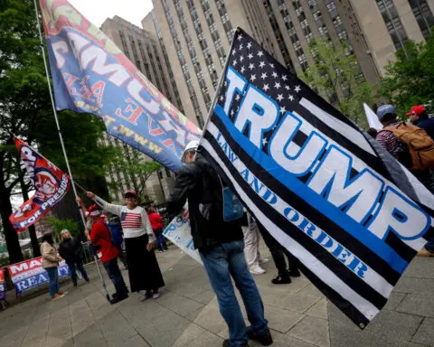 Judge fines Trump $9,000, threatens jail for contempt in hush money trial