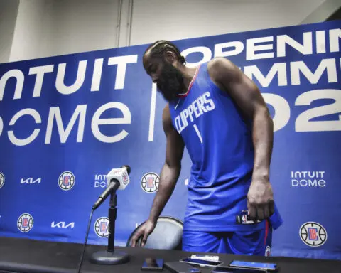 James Harden determined to fit in on Clippers' loaded roster after messy Philadelphia exit