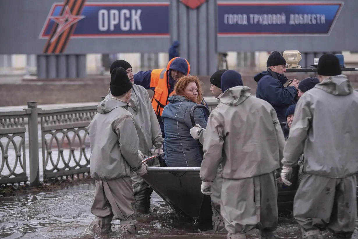 LA Post: Russians stage a rare protest after a dam bursts and homes flood near the Kazakh border