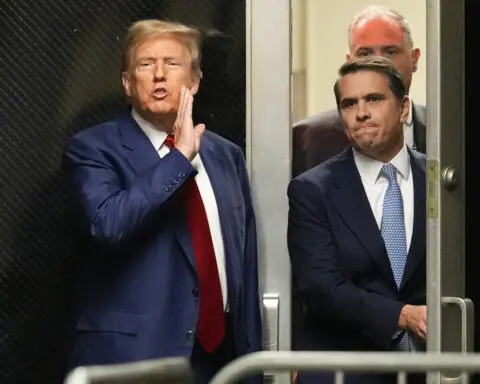 Judge issues gag order barring Donald Trump from commenting on witnesses, others in hush money case