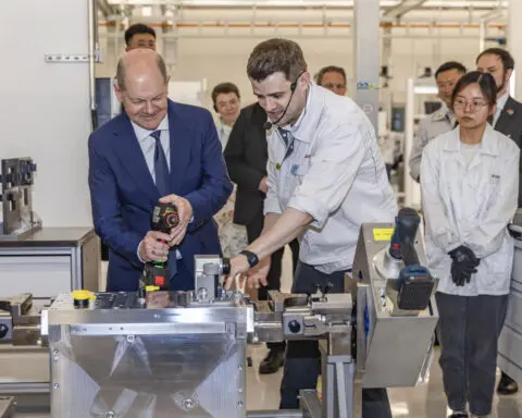 Germany's Scholz calls for fair competition and warns against dumping during China visit