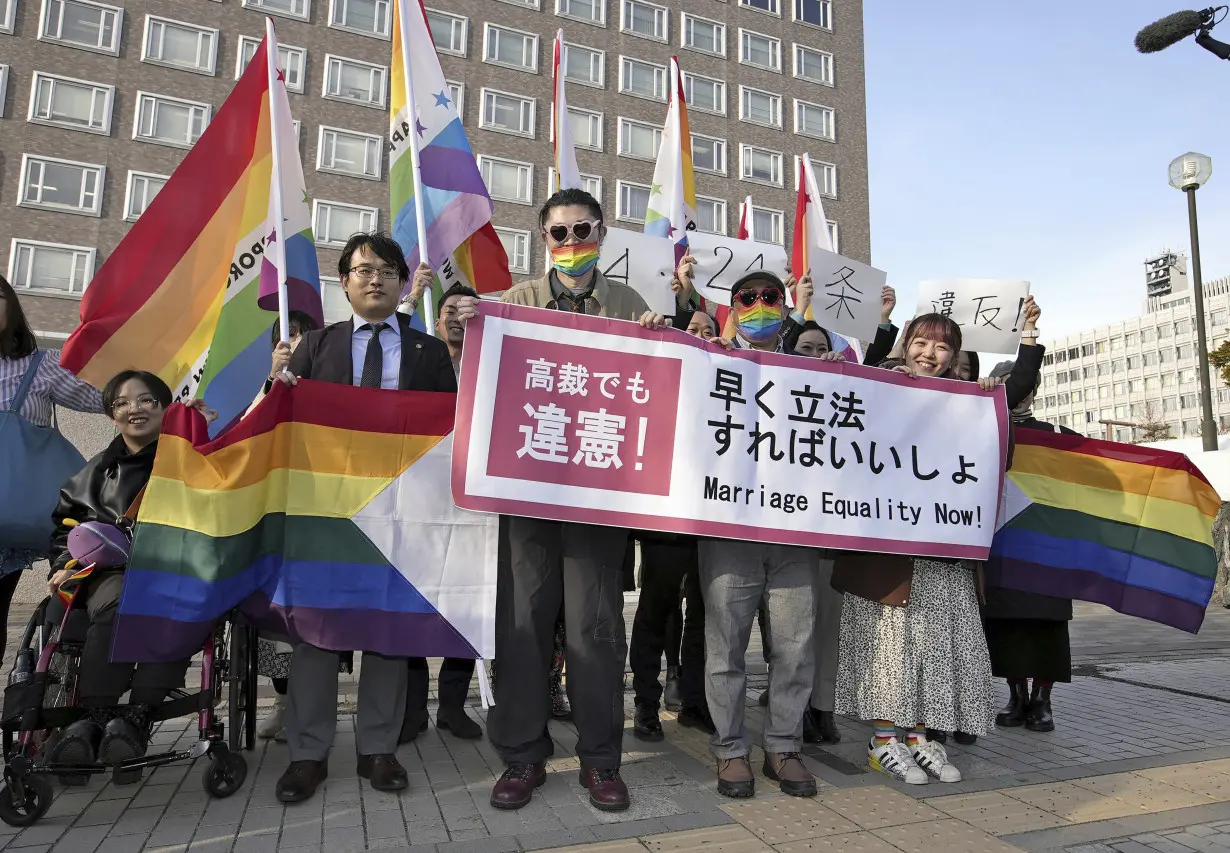 Denying same-sex marriage is unconstitutional, a Japanese high court says