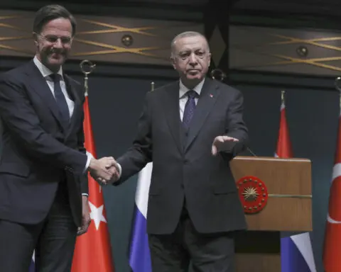 Turkey says it backs outgoing Dutch prime minister Rutte's candidacy for NATO chief