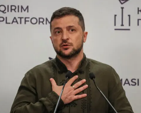 Ukraine's Zelenskiy issues fresh plea for Patriots, EU accession, NATO entry