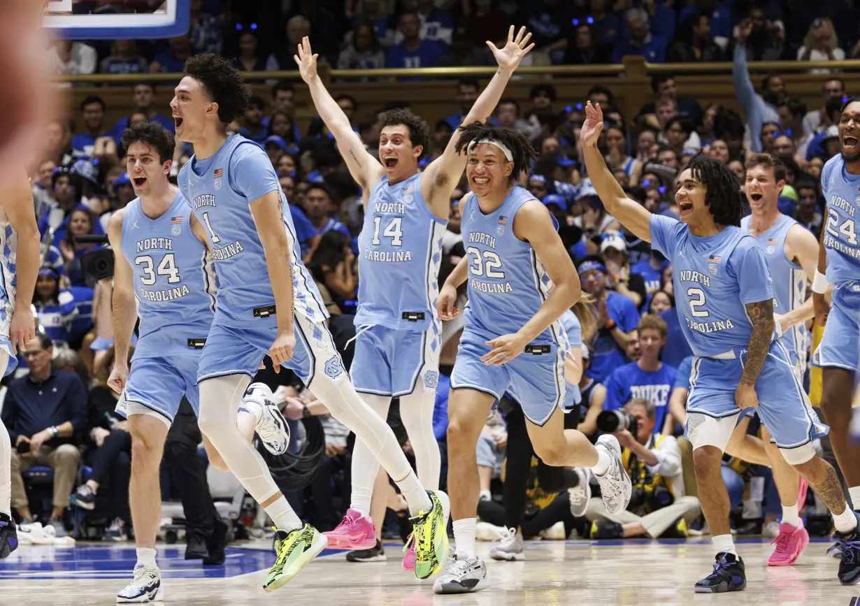 Ryan, No. 7 North Carolina turn back No. 9 Duke 84-79 to claim outright ACC regular-season crown