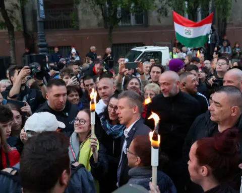 Thousands in Budapest protest to demand child-protection reform