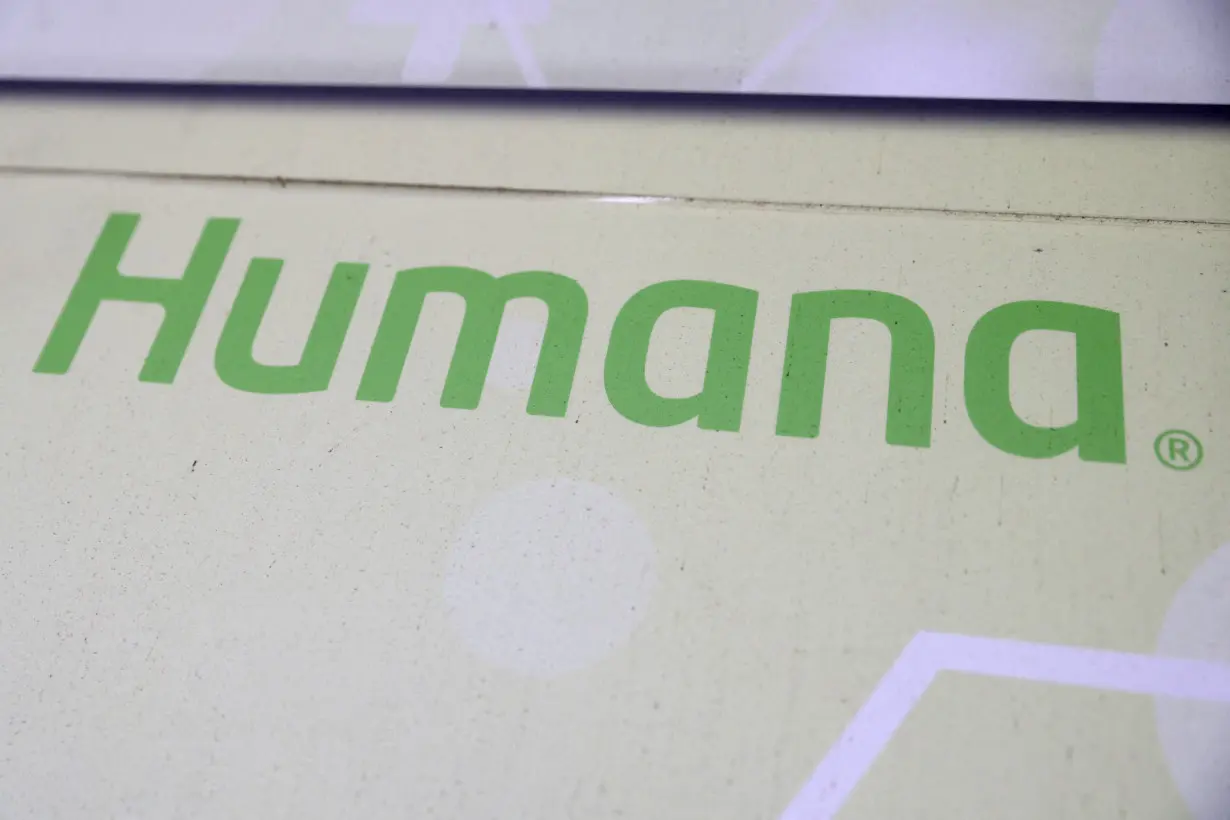 FILE PHOTO: Signage for Humana Inc. is pictured at a health facility in Queens, New York City