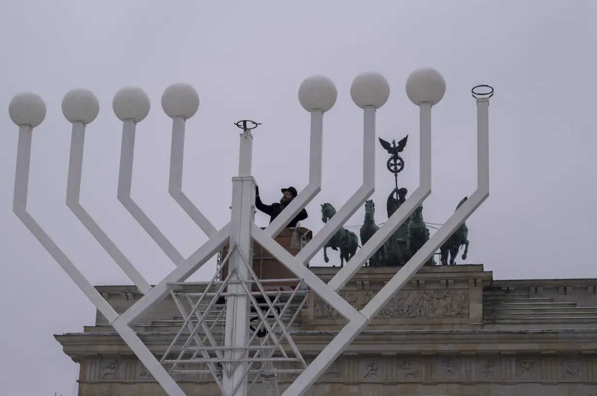 Germany Holocaust Hanukkah