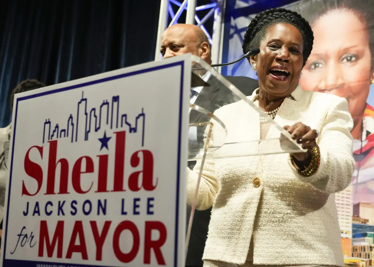 Houston mayor's race heads to runoff between US Rep. Sheila Jackson Lee and state Sen. John Whitmire