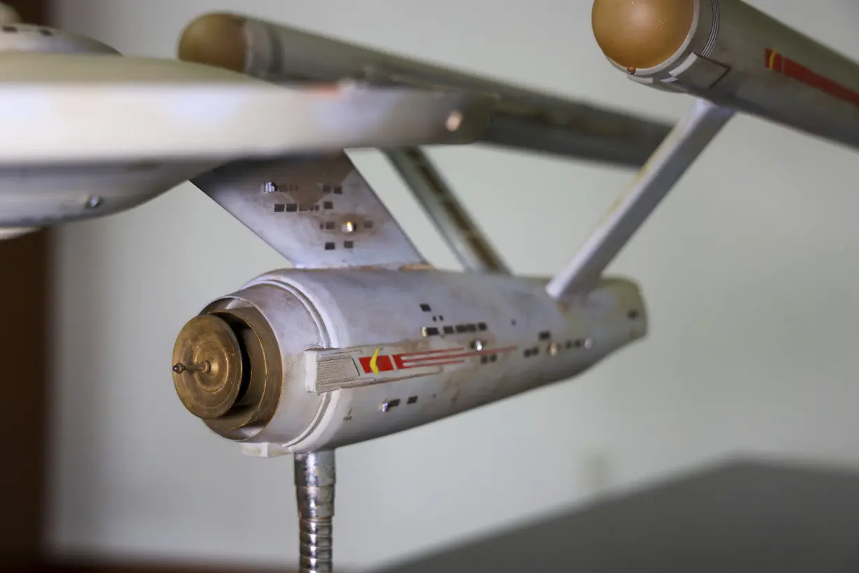 Long-lost first USS Enterprise model is returned to 'Star Trek' creator Gene Roddenberry's son