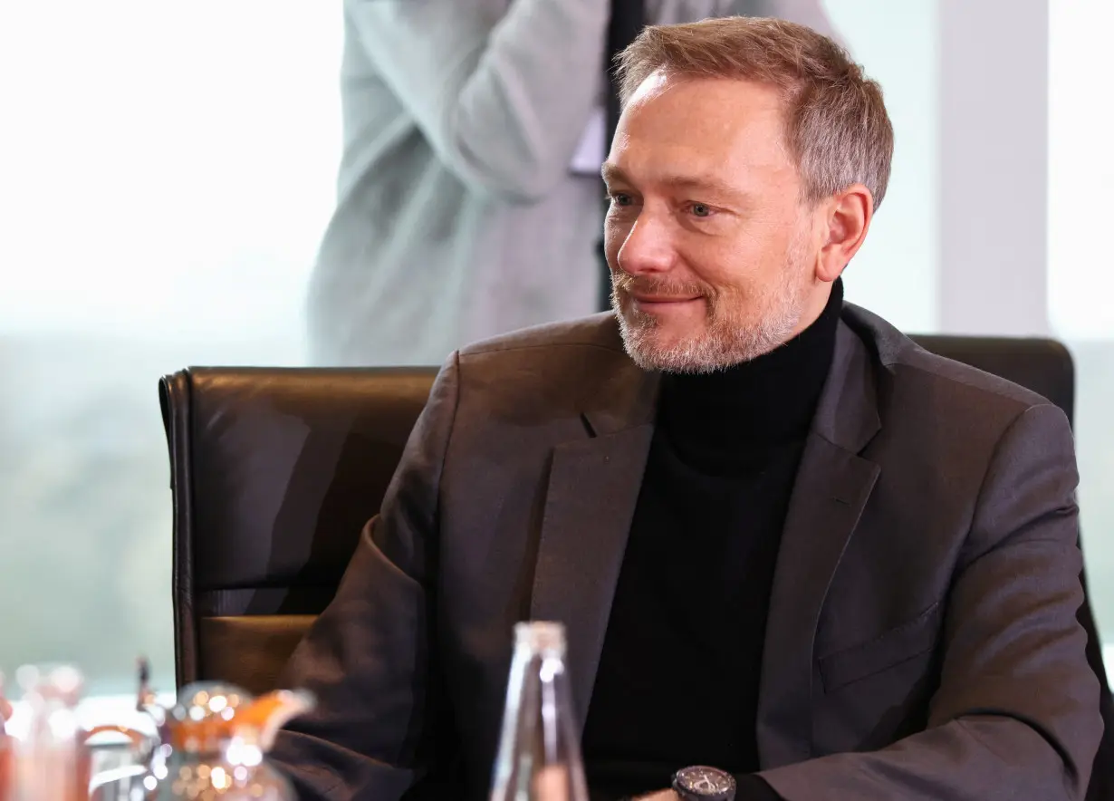 Weekly cabinet meeting at the Chancellery in Berlin