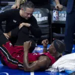 Miami Heat guard Jimmy Butler will have MRI Thursday, may miss play-in game Friday