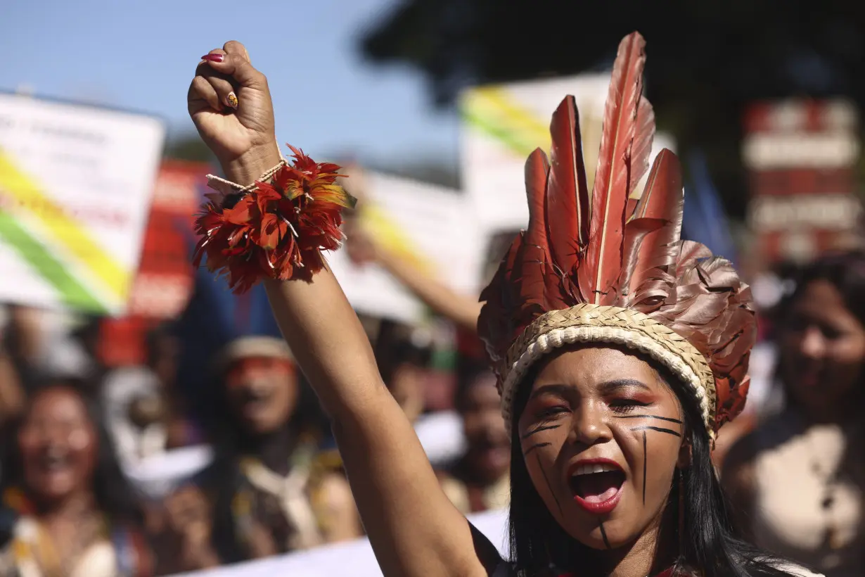 Frustrated with Brazil's Lula, Indigenous peoples march to demand land recognition