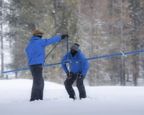 Study says California's 2023 snowy rescue from megadrought was a freak event. Don't get used to it