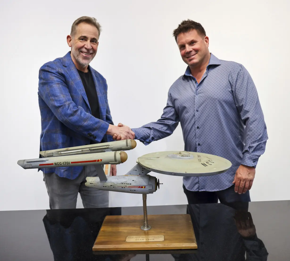 LA Post: Long-lost first USS Enterprise model is returned to 'Star Trek' creator Gene Roddenberry's son