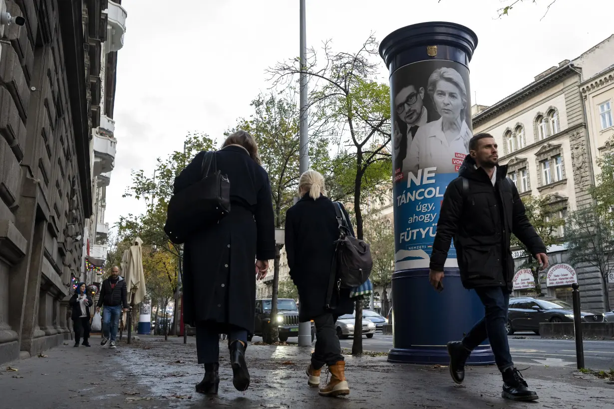 An anti-European Union billboard campaign in Hungary turns up tensions with the Orbán government