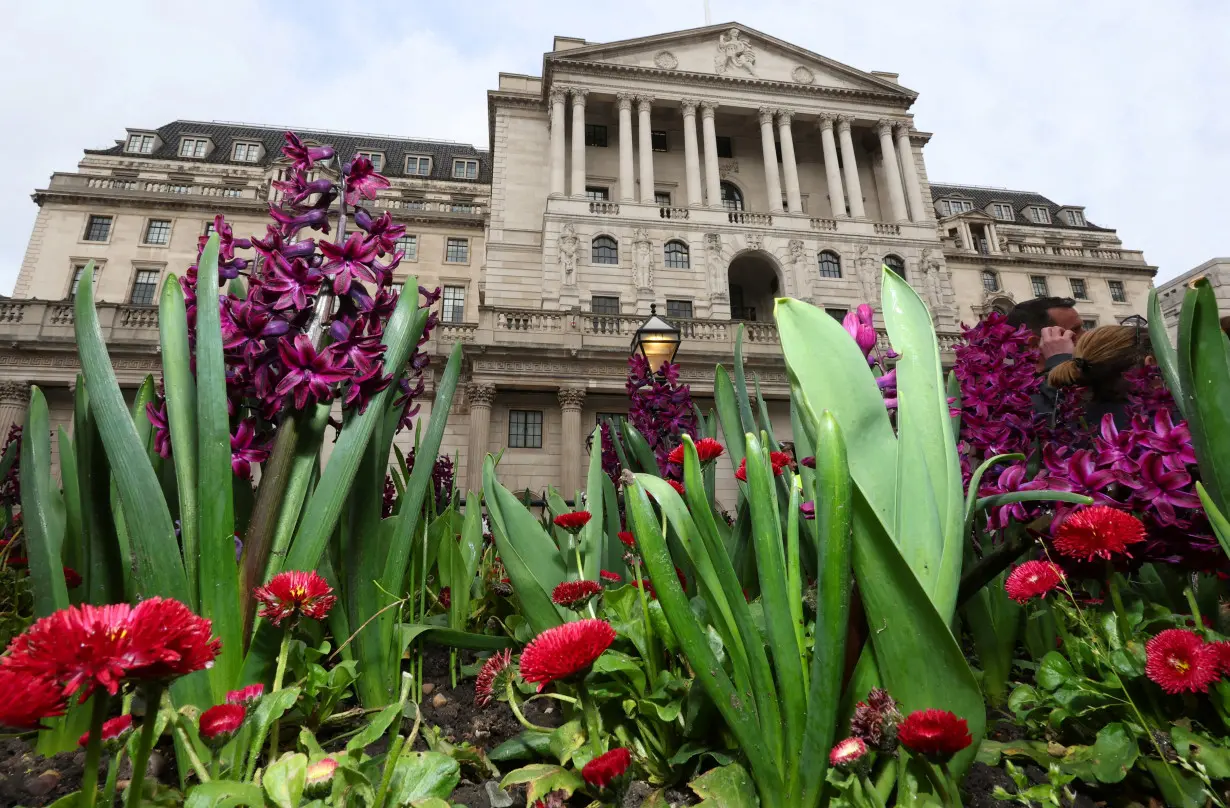 FILE PHOTO: Bank of England building in London