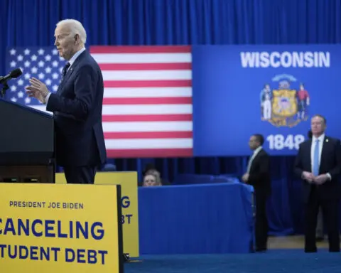 Biden will talk about student debt relief in Wisconsin after primary voting delivered warning signs
