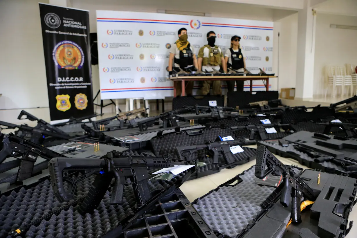 Paraguay and Brazil launch a big crackdown on arms trafficking