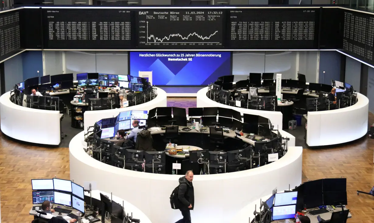 German share price index DAX graph is pictured at the stock exchange in Frankfurt