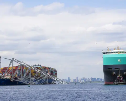 New deep-water channel allows first ship to pass Key bridge wreckage in Baltimore