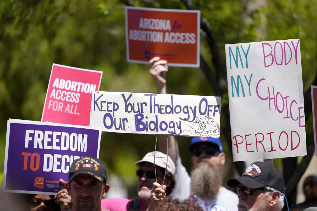 LA Post: US abortion battle rages on with moves to repeal Arizona ban and a Supreme Court case