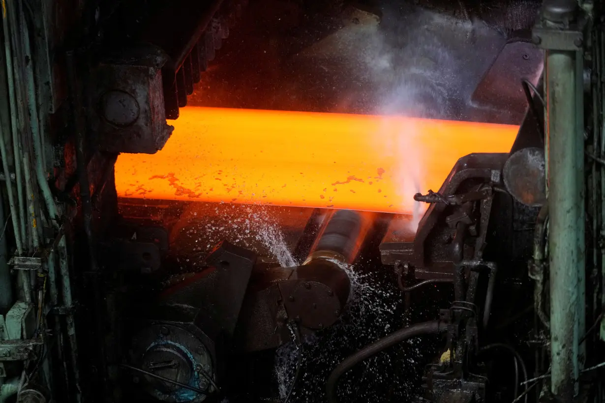 FILE PHOTO: Baoshan Iron & Steel in Shanghai