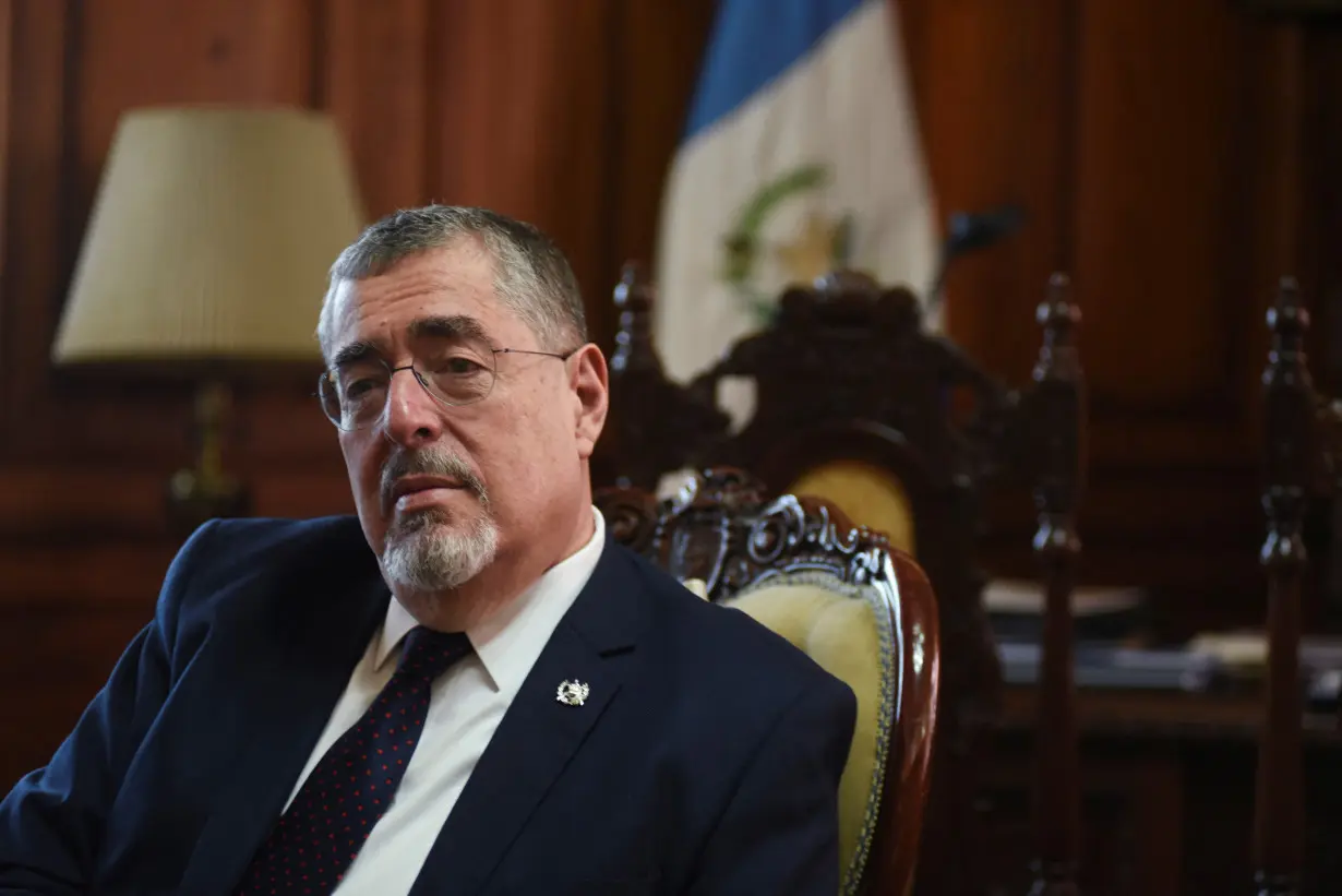 Interview with Guatemala's President Arevalo at the National Palace of Culture, in Guatemala City