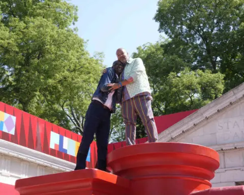 Choctaw artist Jeffrey Gibson is first Native American to represent the US solo at Venice Biennale
