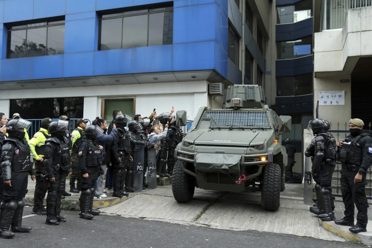 Mexico releases video of Ecuador's raid on its embassy