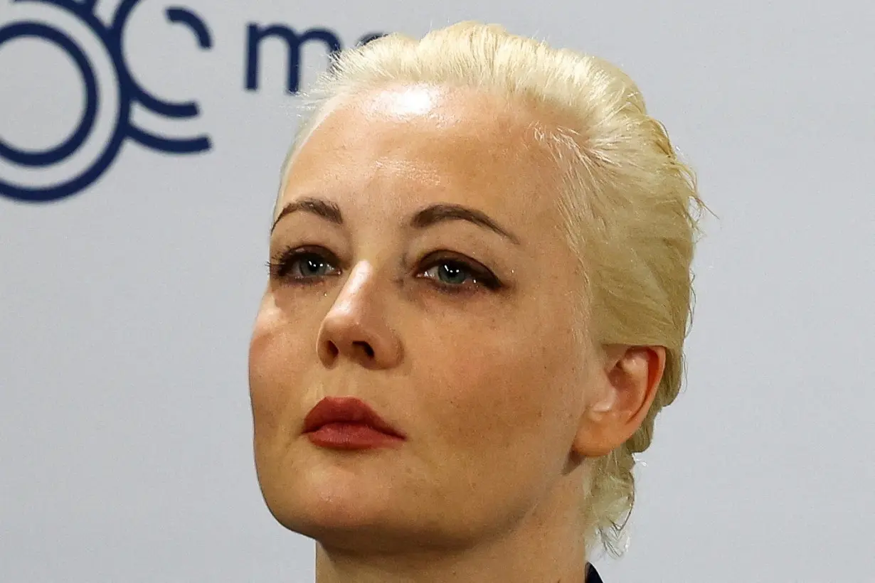 Russian late opposition leader Alexei Navalny's wife Yulia attends the Munich Security Conference