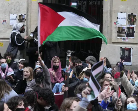 Pro-Palestinian students have peacefully evacuated prestigious Paris university campus building
