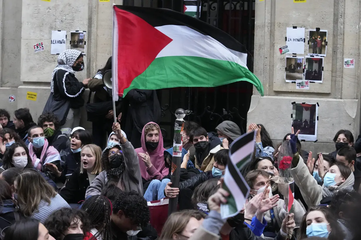 France Israel Palestinians Campus Protests